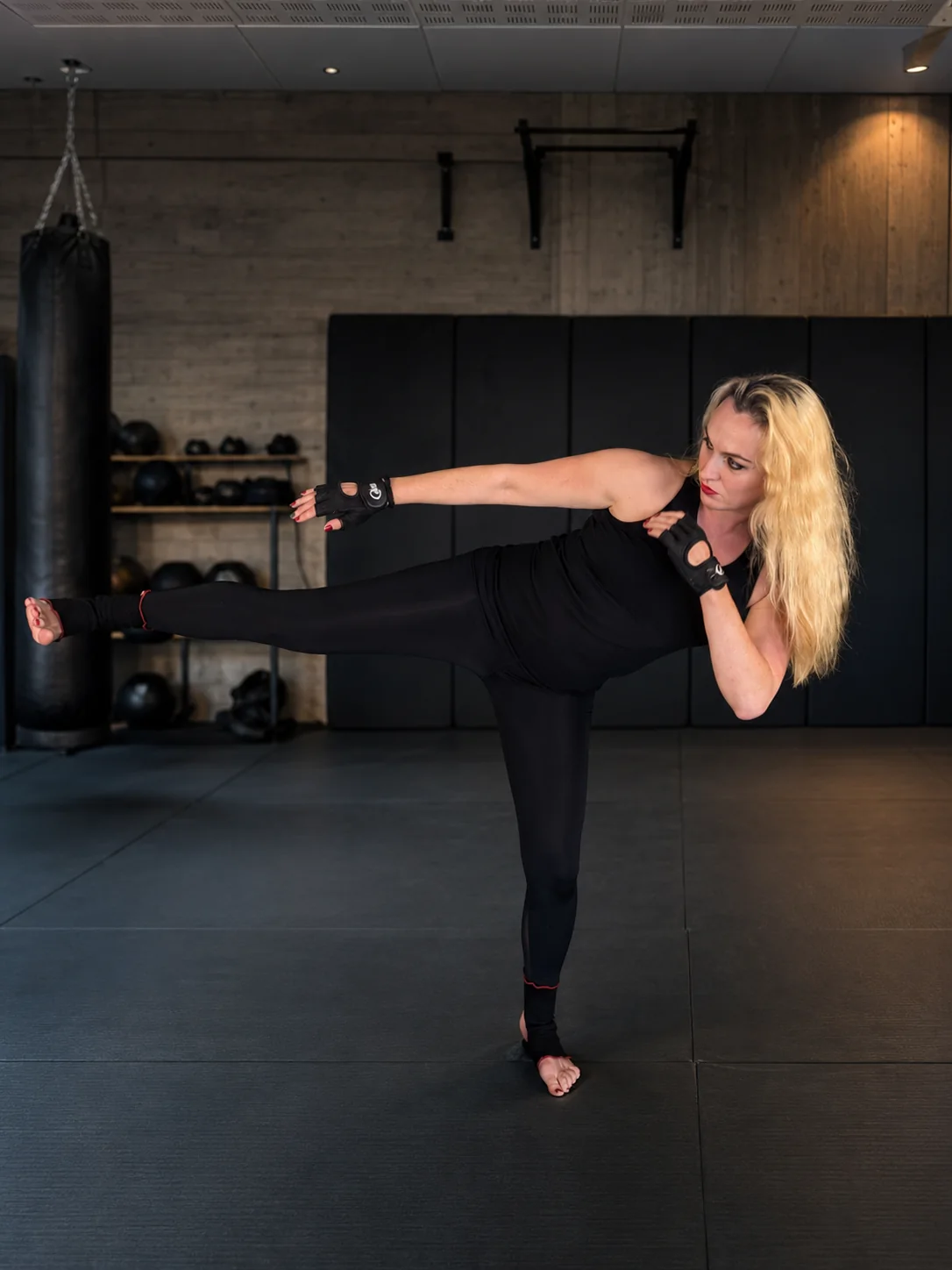 Coup de pied latéral en Krav Maga
